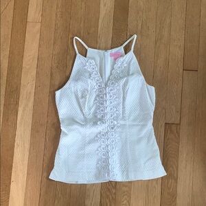 Lilly Pulitzer White Camisole Top